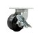Service Caster 6'' Extra Heavy Duty Phenolic Wheel Swivel Caster with Brake and Swivel Lock CRAN-SCC-KP92S630-PHR-SLB-BSL - alternate 1